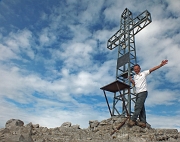 58 In vetta al Pizzo Arera (2512 m.) salito dalla cresta est